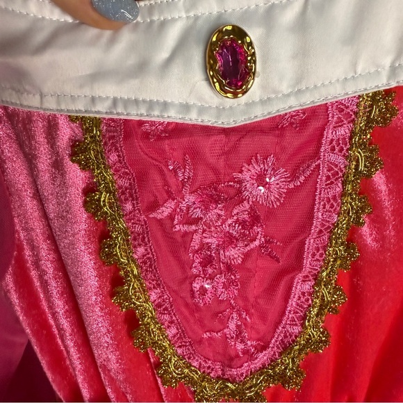 Pink and Gold Aurora Inspired Costume - Picture 2 of 13